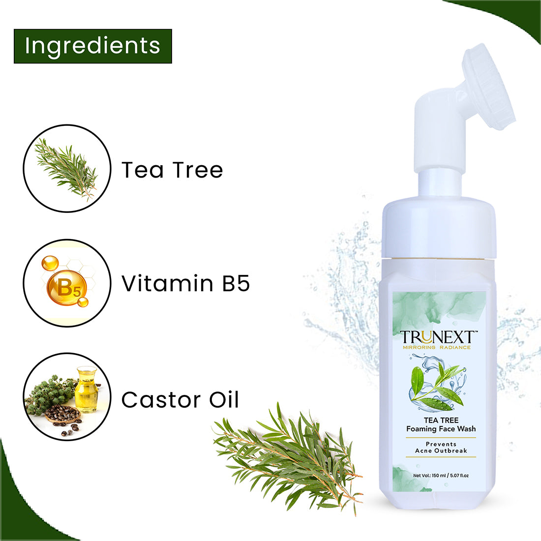 Tea Tree Foaming Face Wash (150 ml)