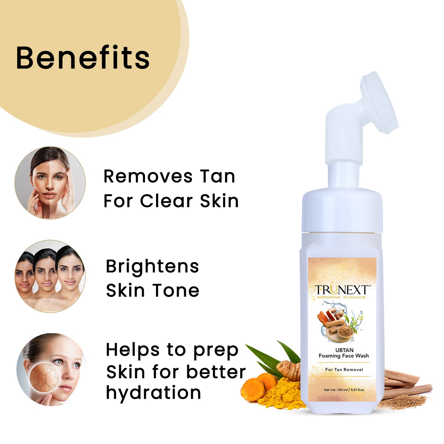 Ubtan Foaming Face Wash (150 ml)