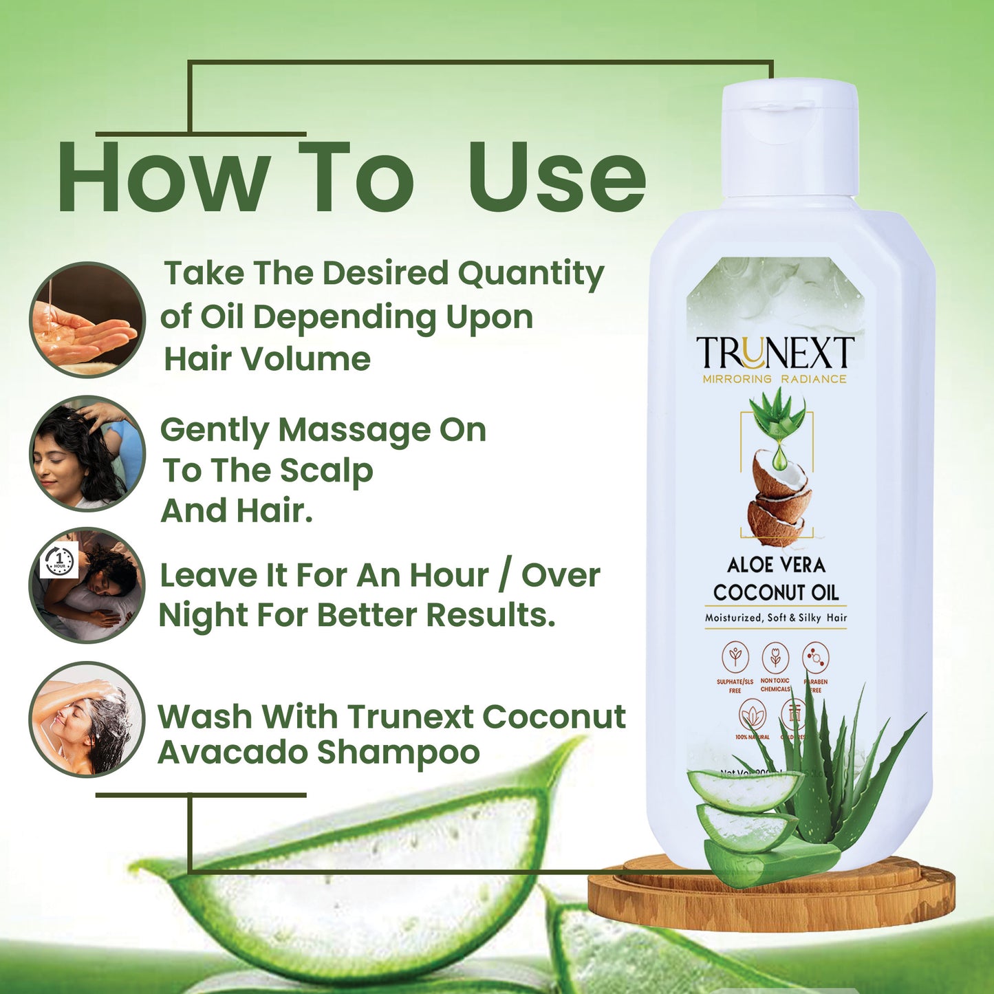 Aloe Vera Coconut Oil (200 ml)