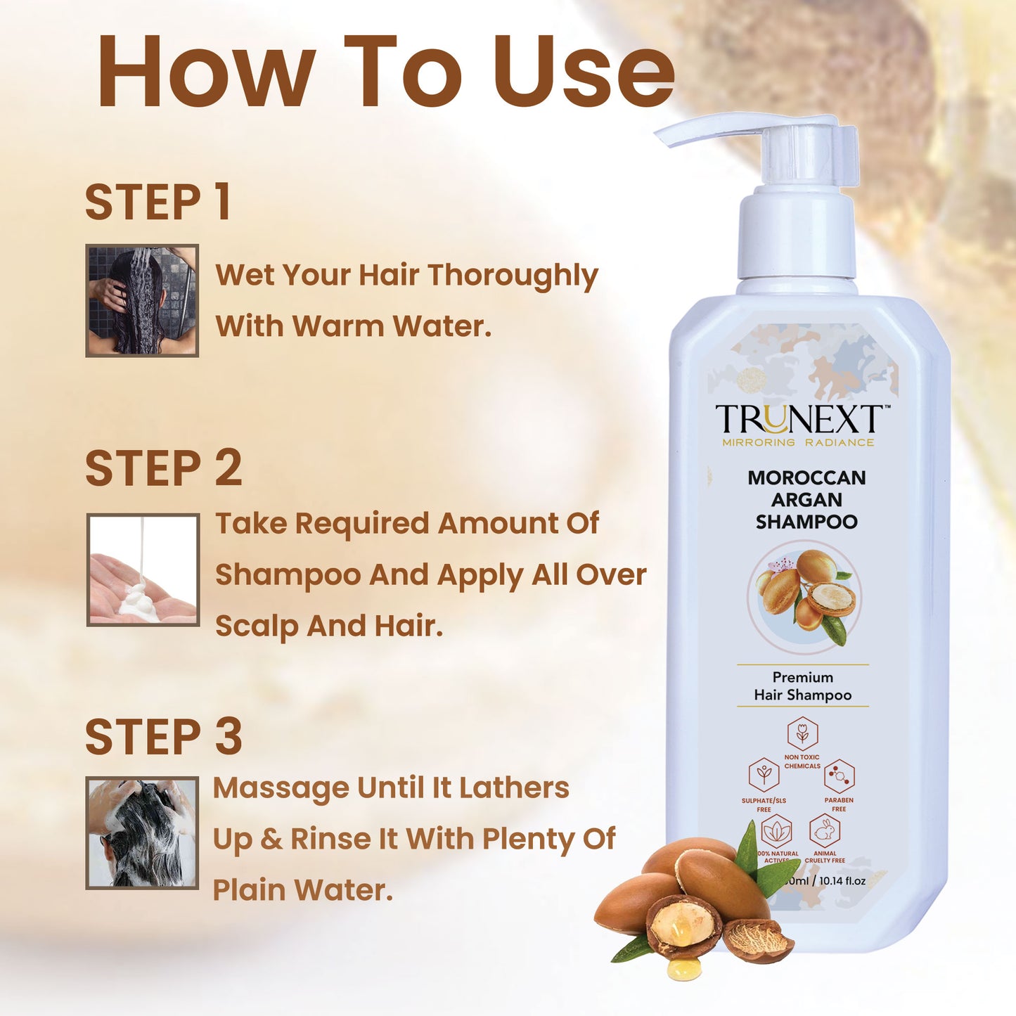 Moroccan Argan Shampoo (300 ml)