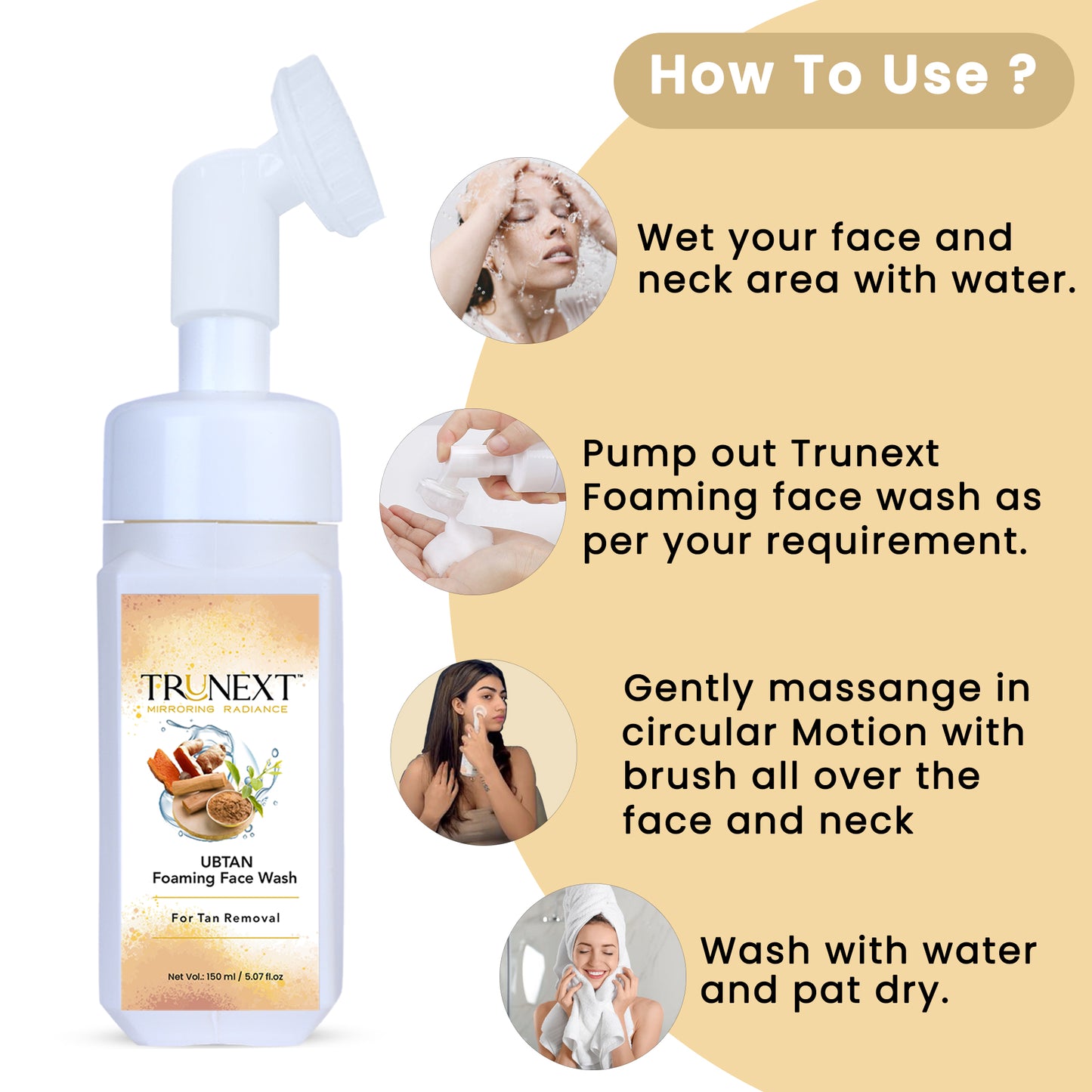 Ubtan Foaming Face Wash (150 ml)