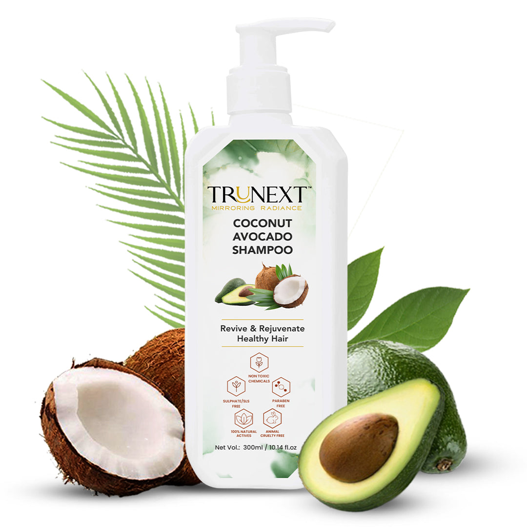 Deal with Dandruff Trio: Coconut Aloe Vera Oil, Coconut Avocado Shampoo And Conditioner