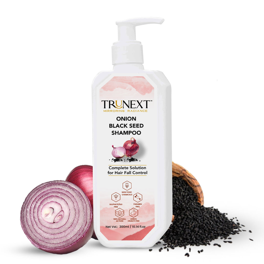 Onion black seed shampoo (300ml) for Fresh, Strong & Shining Hair