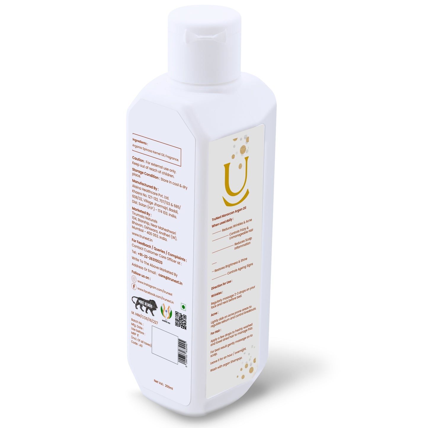 Moroccan Argan Hair Oil (200 ml)