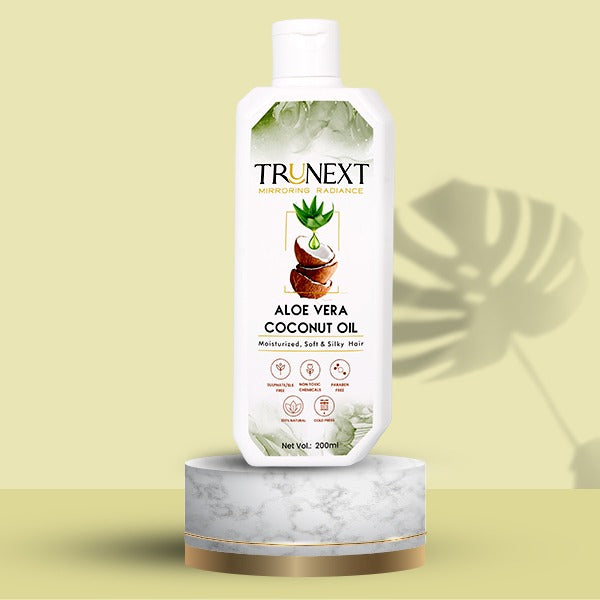 Aloe Vera Coconut Hair Oil (200 ml) With Natural Herb Extracts