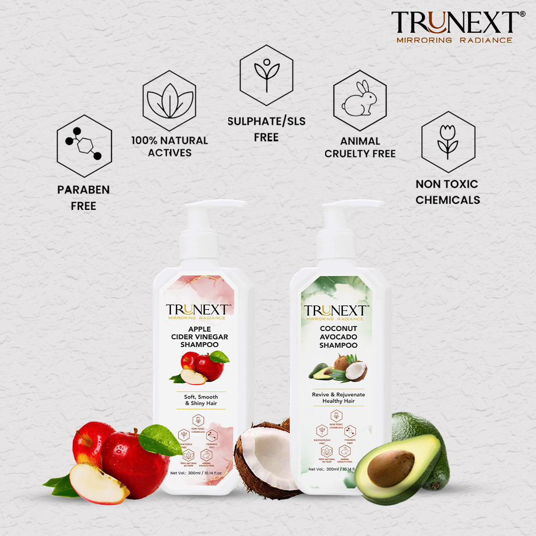 Smooth & Soft Hair Duo: Apple Cider Vinegar Shampoo and Coconut Avocado Conditioner