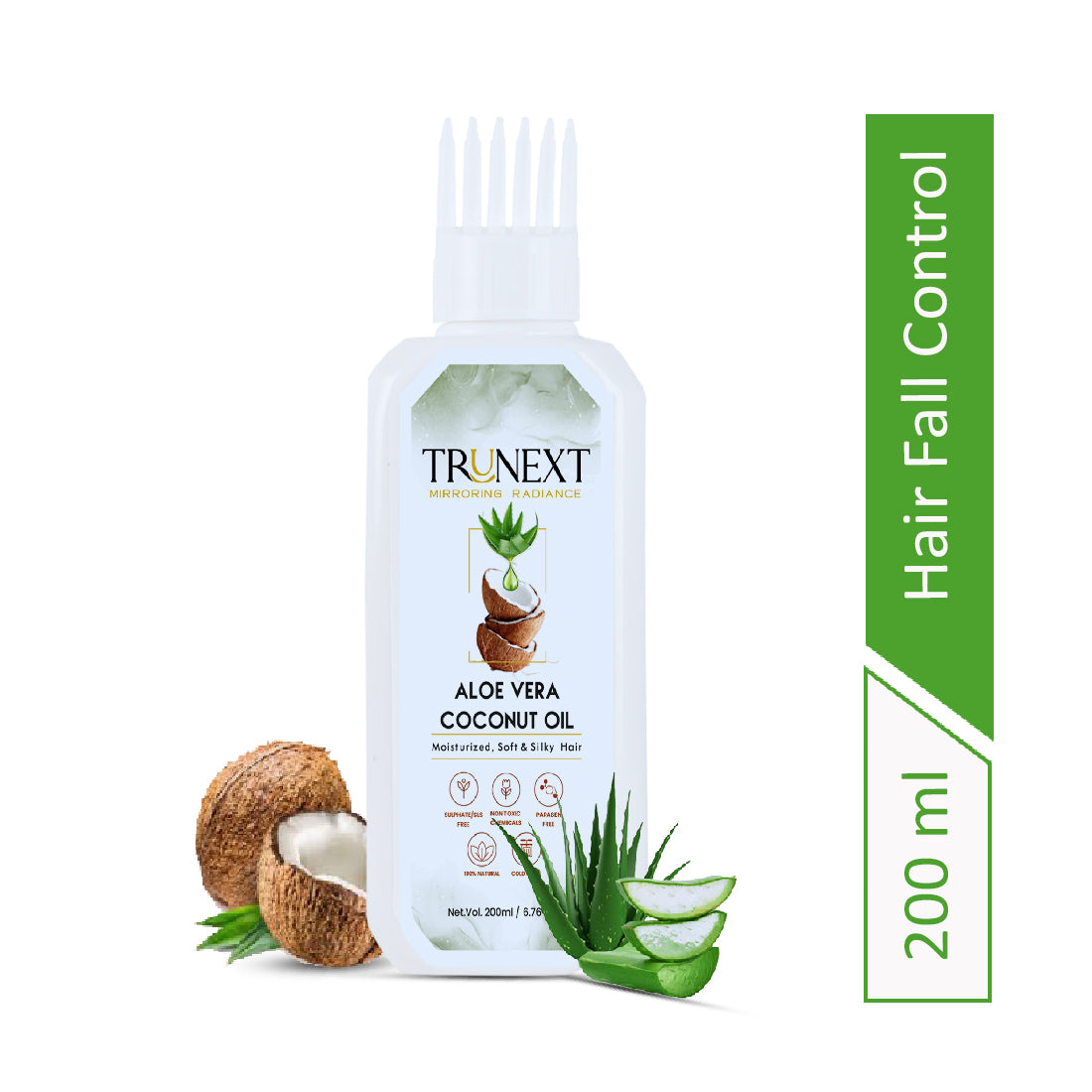 Aloe Vera Coconut Hair Oil (200 ml) With Natural Herb Extracts