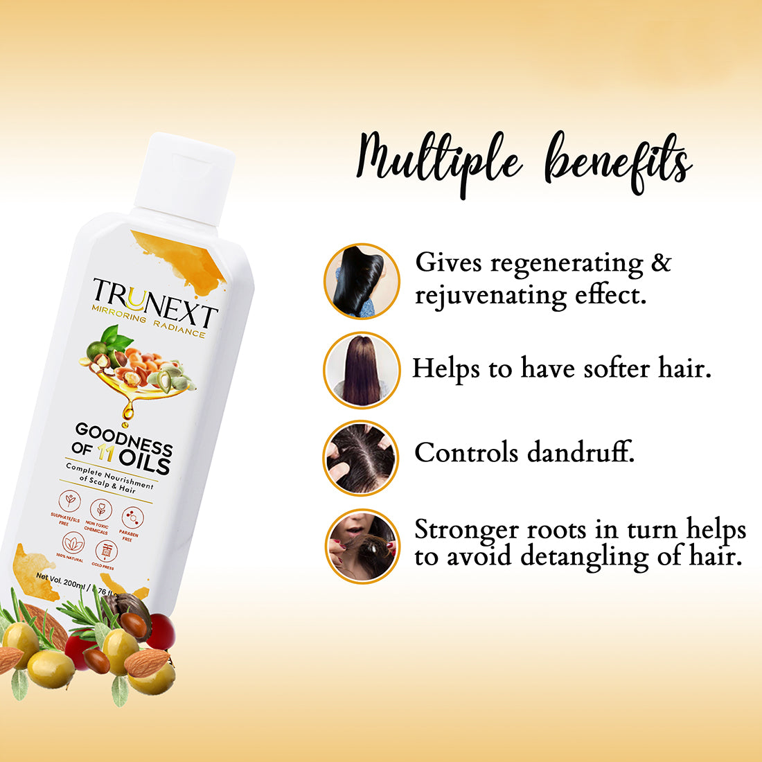 Goodness Of 11 Oils (200 ml) Complete Nourishment of Scalp & Hair