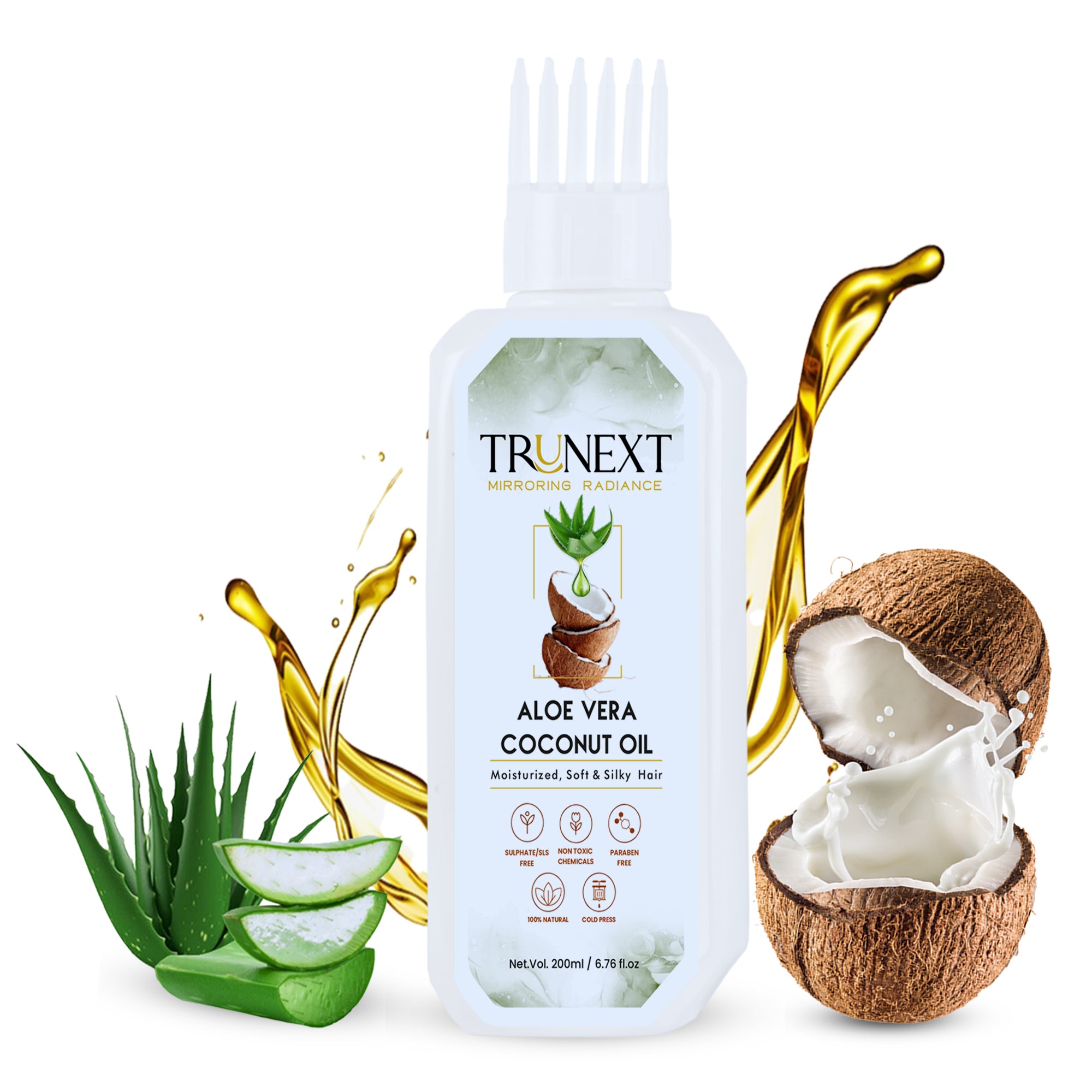 Buy Best Aloe Vera Coconut Oil 200 Ml Online In India TRUNEXT buy-best-aloe-vera-coconut-oil-200-ml-online-in-india-trunext
