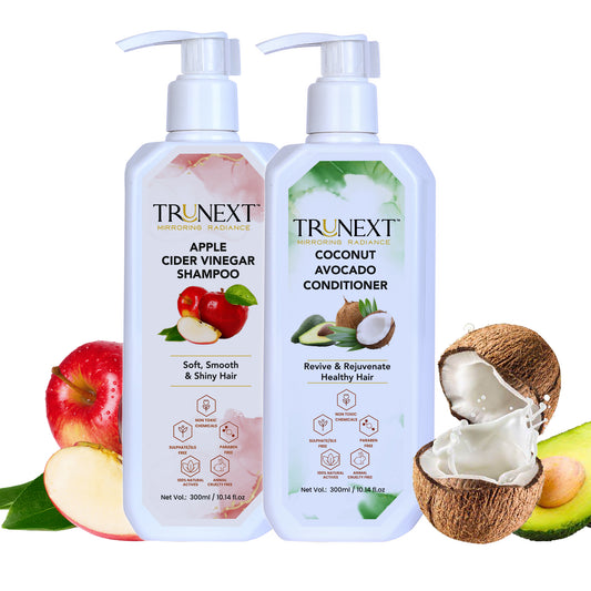 Smooth & Soft Hair Duo: Apple Cider Vinegar Shampoo and Coconut Avocado Conditioner